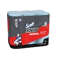 Scott Shop Towel 55 sheet 1 ply 6 pk, 6PK 75180